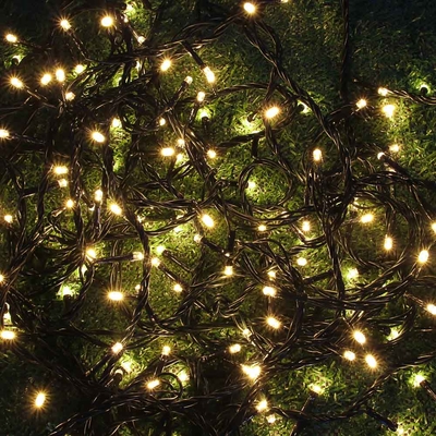 Inbloom INBLOOM Гирлянда эл. вьюн для сада 198 LED, шампань,12м, пост. свечение, ПВХ, IP44, 220В, 50Гц 