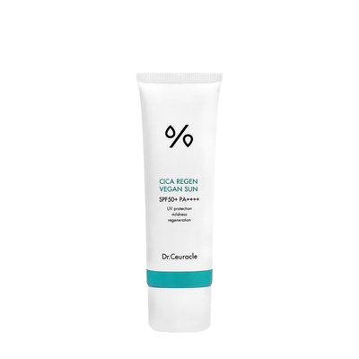 Dr.Ceuracle Dr.Ceuracle Солнцезащитный крем для чувствительной кожи лица Cica Regen Vegan Sun SPF50+ PA++++ 50 мл 8806133614983