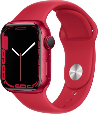 Apple Смарт-часы APPLE Watch Series 7 A2473 красный (mkn23ll/a) MKN23LL/A