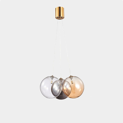 iLamp Подвесная люстра iLamp DROP 8110P/3 BR-MLT 8110P/3 BR-MLT