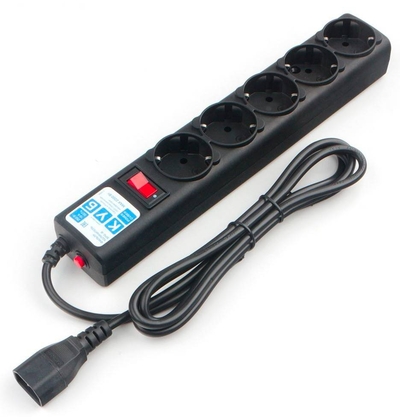 Powercube Сетевой фильтр Powercube SPG5-В2 1.9м черный SPG5-В2