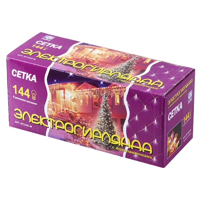 Snowhouse гирлянда-сетка 1,5х1м 144LED мульти до 3-х соединений Snowhouse NTLD144C-M 