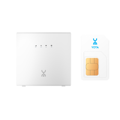 Yota Роутер Yota для дома + SIM-карта 