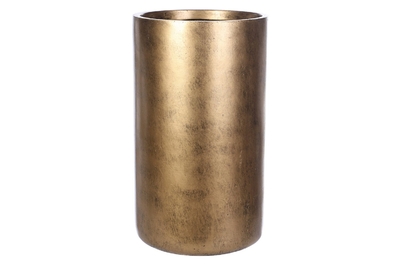 Idealist Lite Цветочное кашпо Idealist Lite Крисмас цилиндр V-XMAS-GLD-26 23,9 л золотистое 1 шт. Крисмас Высокое цилиндр 