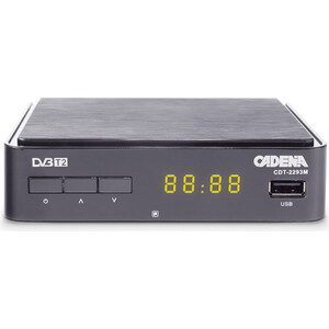 Cadena Ресивер DVB-T2 Cadena CDT-2293M (046/91/00055105) CDT-2293M черный 046/91/00055105