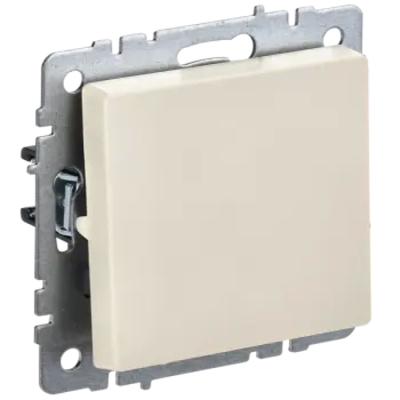 Iek Выключатель IEK Brite ВС10-1-0-БрКр бежевый (br-v10-0-10-k10) BR-V10-0-10-K10