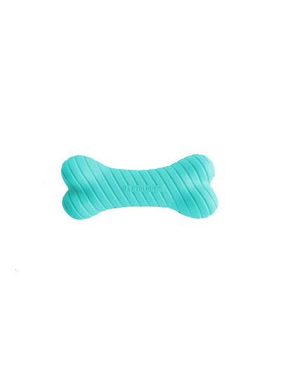 Playology Playology Dual Layer Bone двухслойная жевательная косточка с ароматом арахиса (11,5 см., Голубой) 