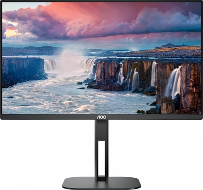 AOC Монитор 27" AOC 27V5C/BK, 1920х1080, 75 Гц, IPS, черный 27V5C/BK