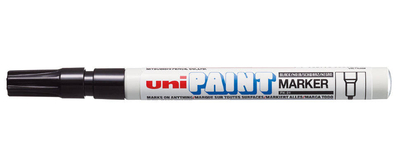 UNI Маркер-краска Uni "Paint" PX-21, 0,8-1,2 мм, алюминиевый корпус, черный 66319