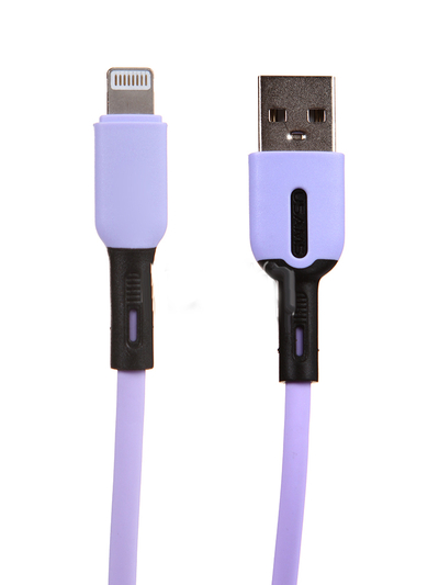 Usams Кабель Usams SJ431 USB - Lightning с индикатором 1.0m Violet УТ000021047 УТ000021047