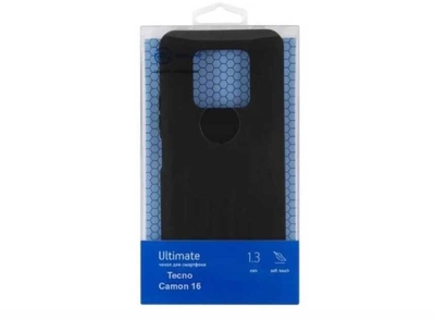 Red Line Чехол защитный Red Line Ultimate для Tecno Camon 16, черный УТ000022482 УТ000022482