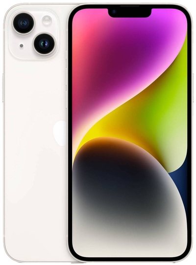 Apple Смартфон Apple iPhone 14 Plus 256Gb Dual Sim (nano SIM) Starlight 