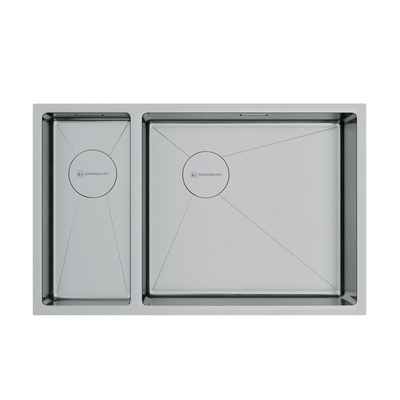 Omoikiri Кухонная мойка Omoikiri Taki 69-2-U/IF-IN-R Side 4993182 Taki 69-2-U, IF-IN-R Side 4993182, 695х440, 2 чаши, правая, нержавеющая сталь 4993182