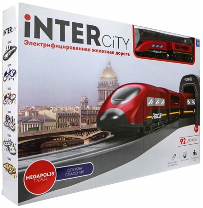 1toy 1TOY InterCity Megapolis наб. жел.дорога "Служба спасения" эл Т20834