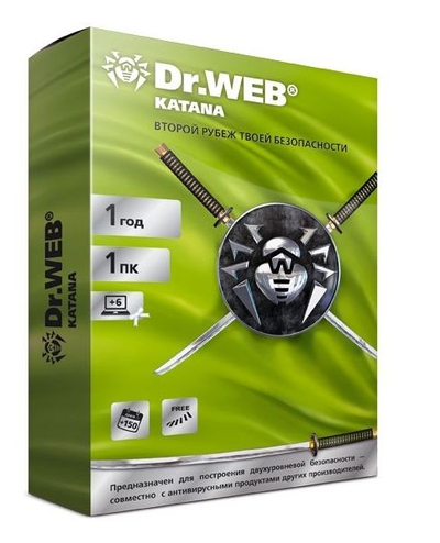 Dr.Web Антивирус Dr.Web Katana на 2 года на 3 ПК [LHW-KK-24M-3-A3] (электронный ключ) Katana (LHW-KK-24M-3-A3) LHW-KK-24M-3-A3