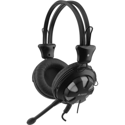 A4Tech Наушники с микрофоном A4Tech HS-28 Black/Silver 