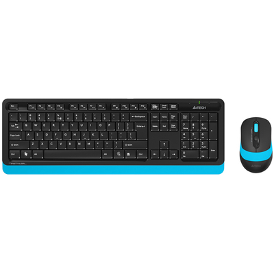 A4Tech Комплект клавиатура+мышь A4Tech FStyler FG1010 Black/Blue 