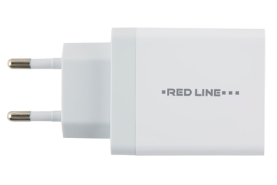 Red Line Сетевое зарядное устройство Red Line Tech 3 USB QC 3.0 White (УТ000015723) 