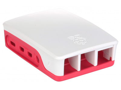 Qumo Корпус Qumo ABS Plastic case for Raspberry Pi 4 White+Red RS030 32915