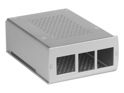 Qumo Корпус Qumo Aluminium Case for Raspberry Pi 4, silver, перфорированный с доп.креплением RS036 32902