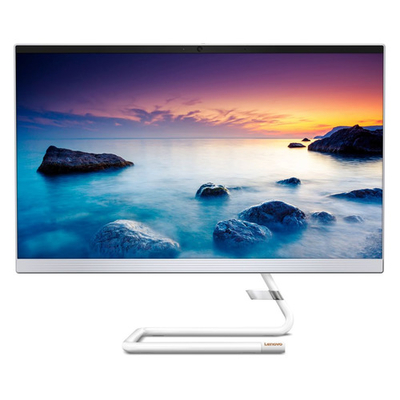 Lenovo Моноблок Lenovo IdeaCentre A340-24IWL, 23.8", Intel Core i5 10210U, 8ГБ, 1000ГБ, 128ГБ SSD, Intel UHD Graphics, DVD-RW, Free DOS, белый [f0e800ukrk] 