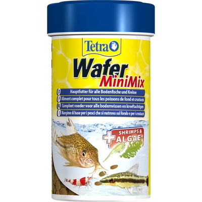 TETRA Tetra / Корм Тетра в мини-чипсах для всех мелких донных рыб 100 мл WaferMix Mini 189911