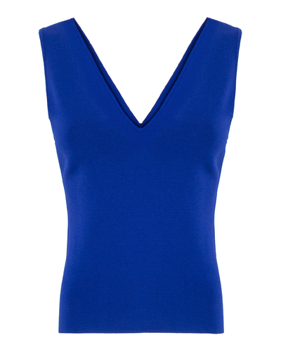 P.A.R.O.S.H. топ из вискозы P.A.R.O.S.H. ROMA23D511591 синий m ROMA23D511591