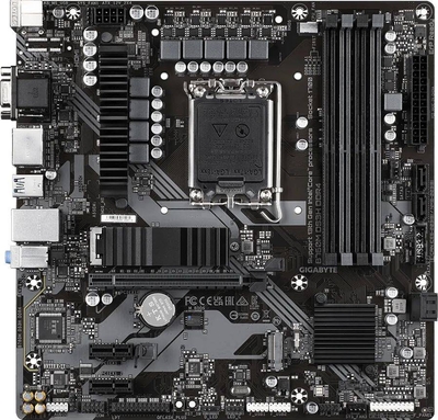 Gigabyte Материнская плата Gigabyte B760M DS3H DDR4, Soc-1700, mATX B760M DS3H DDR4