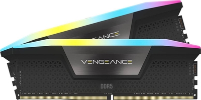 Corsair Оперативная память Corsair Vengeance RGB DDR5 - 2x 16Gb, 5600 МГц, DIMM, CL40 (cmh32gx5m2b5600c40k) CMH32GX5M2B5600C40K