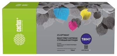 CACTUS Картридж Cactus CS-EPT8047 T8047 серый CS-EPT8047