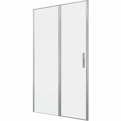 Allen Brau Душевая дверь Allen Brau Priority 120 3.31032.BA профиль Серебро браш стекло прозрачное 3.31032.BA