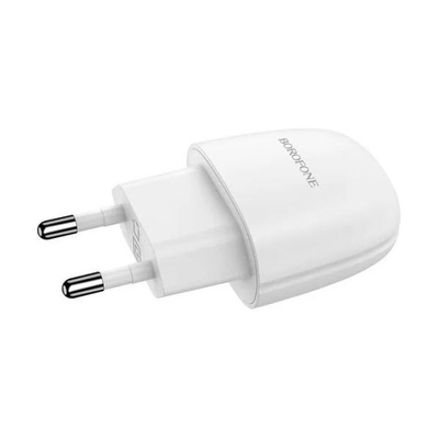 Borofone Сетевое зарядное устройство+кабель Lightning Borofone BA49A Vast power, 1USB, 2.1A, белый (28432) УТ000023269