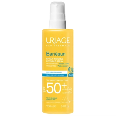 Uriage Спрей без ароматизаторов Invisible Spray Unscented SPF 50+, 200 мл Uriage ЭХ99989439942