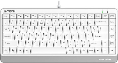 A4Tech клавиатура A4Tech fstyler fks11 (белый/серый) 