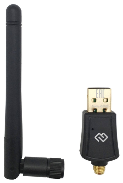 Digma Сетевой адаптер WiFi Digma (dwa-ac600e) DWA-AC600E