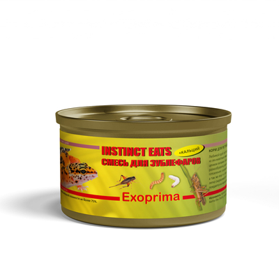 Exoprima ExoFood EXOPRIMA Instinct Eats Корм для рептилий консервированный "Смесь для Эублефаров", З5гр Exoprima ExoFood HDC-08