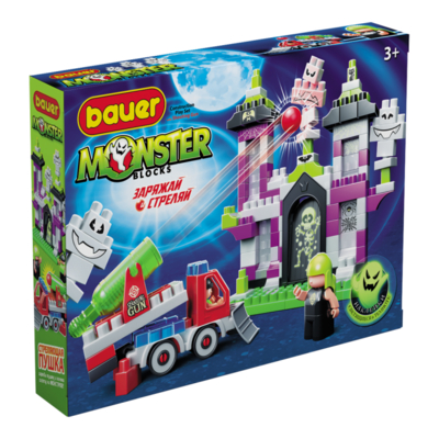 BAUER Конструктор Bauer Monster Blocks Средний дом с привидениями (155 элементов) 823