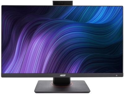 HIPER Моноблок 23.8'' HIPER i3 12100/16GB/1TB SSD/UHD graphics/1920x1080/Linux Astra/GBitEth/WiFi/BT/cam/USB kbd/USB mouse/black HV6H6I3S1R16B 