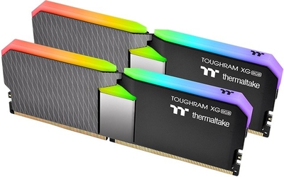 Thermaltake Модуль памяти DDR4 16GB (2*8GB) Thermaltake TOUGHRAM XG RGB PC4-28800 3600MHz CL18 радиатор 1.35V RTL R016D408GX2-3600C18A 