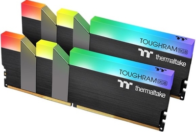Thermaltake Модуль памяти DDR4 64GB (2*32GB) Thermaltake TOUGHRAM RGB PC4-28800 3600MHz CL18 радиатор 1.35V RTL R009R432GX2-3600C18A 