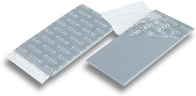 Gelid Термопрокладка GELID Thermal Pad Value Pack, размер 80x40 мм, толщина 2.0 мм, 12 Вт/(м·K), 2 шт TP-VP01-D 