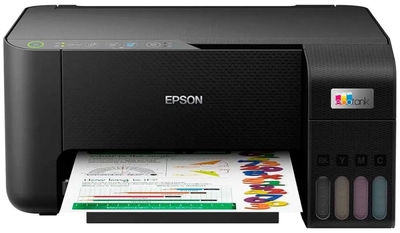 Epson МФУ Epson C11CJ67412 A4, 5760x1440dpi, ч/б 33стр/мин, цвет 15стр/мин, WiFi, USB,чёрный (C11CJ67418) EcoTank L3250 C11CJ67412