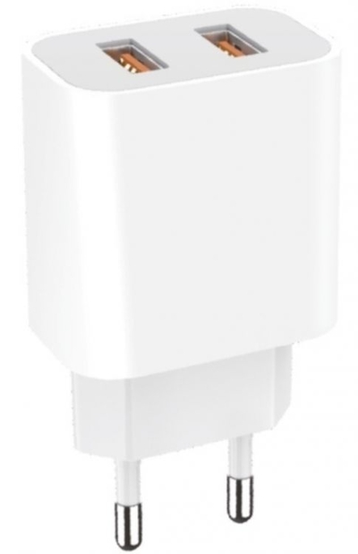 GoPower Зарядное устройство сетевое GoPower GP2U 2USB 2.4A 12W белый 00-00018570 