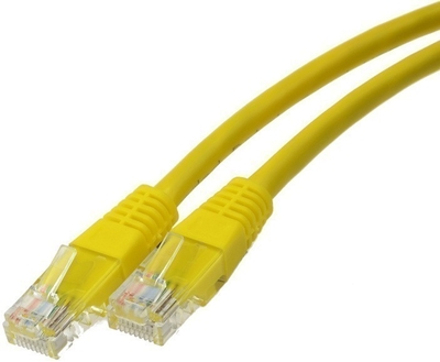 Exegate Кабель патч-корд U/UTP 5e кат. 0.5м Exegate EX286376RUS желтый UTP-RJ45-RJ45-5e-0,5M-LSZH-YL EX286376RUS