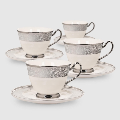 Macbeth bone porcelain Чайный сервиз Macbeth bone porcelain Crackle 6 персон 12 предметов