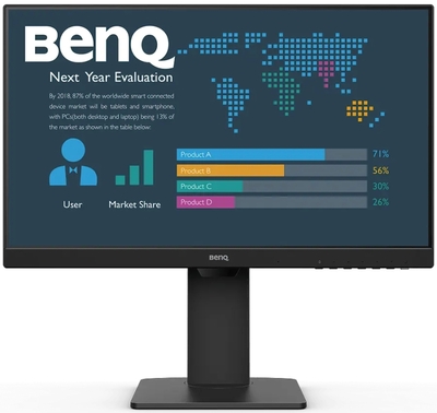 BenQ Монитор 27" BenQ 9H.LKPLB.QBE 1920x1080, IPS, LED, 75Hz, 5ms, 16:9, 250cd/m2, 1000:1, 178/178, HDMI, DP, USB-C, HAS, Pivot, Swivel, Tilt, bla BL2785TC 9H.LKPLB.QBE