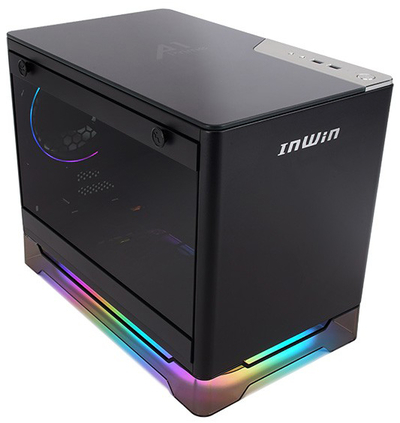 Inwin Корпус mini-ITX InWin 6151396 черный 750W 2*120mm 2*USB3.0 audio CF08B (A1 Prime) 6151396