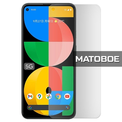 Krutoff Стекло защитное гибридное МАТОВОЕ Krutoff для Google Pixel 5a 287369