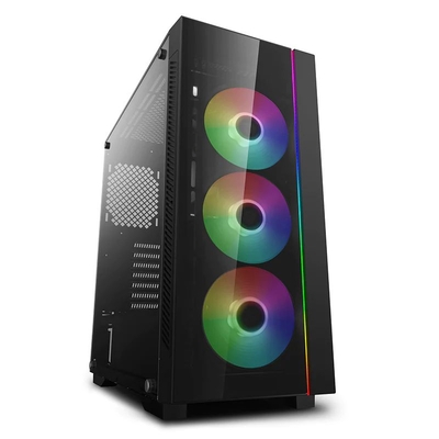 DeepCool Корпус DeepСool MATREXX 55 V3 ADD-RGB 3F черный (DP-ATX-MATREXX55V3-AR-3F) DeepCool DP-ATX-MATREXX55V3-AR-3F Черный DP-ATX-MATREXX55V3-AR-3F