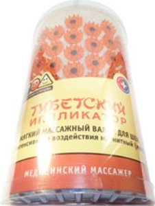 Лаборатория Кузнецова Иппликатор Кузнецова Тибетский Желтый магнит. валик д/шеи 38смх8см8см (90 элементов) Лаборатория Кузнецова 